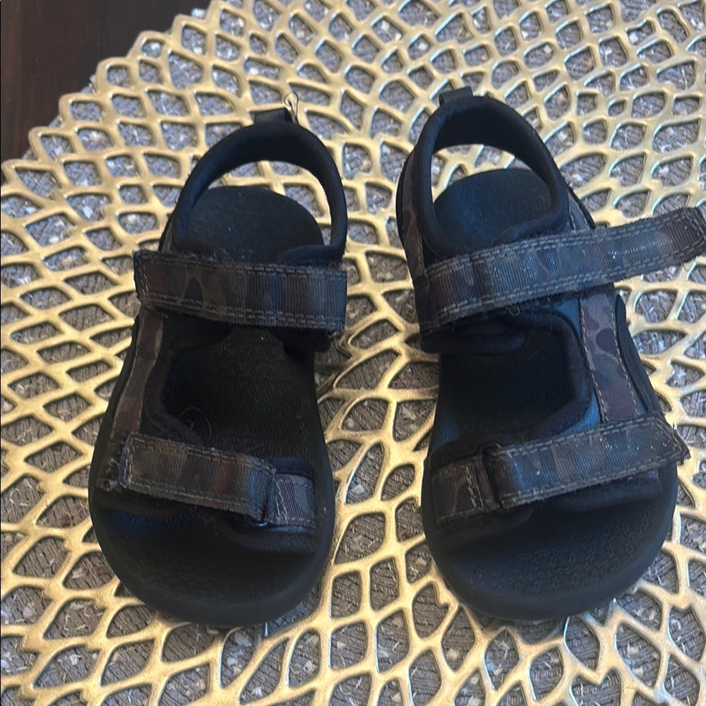 Kids Black Sandals